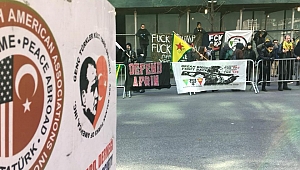 Türk Konsolosluğu Önünde Trump Protestosu