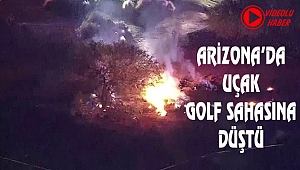 Arizona'da Uçak Golf Sahasına Düştü