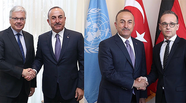 Bakan Mevlüt Çavuşoğlu'ndan ikili Temaslar