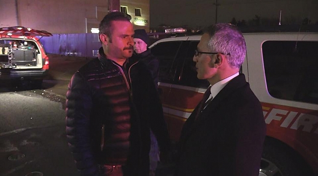 Başkonsolos Yalçın NJ'de ki Yangın Mahalinde