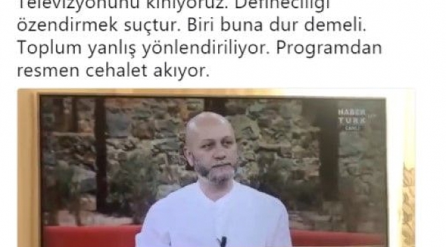Habertürk'e Cinci Tepkisi