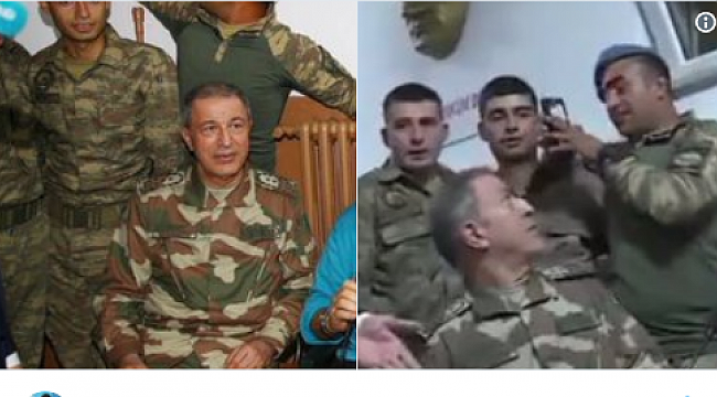 Hulusi Akar'ı rahatsız eden askerin 15 Goygoyu