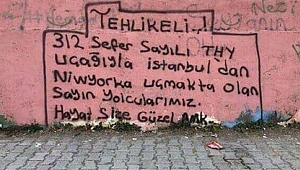 İstanbul New York seferi Duvar Yazısı Oldu