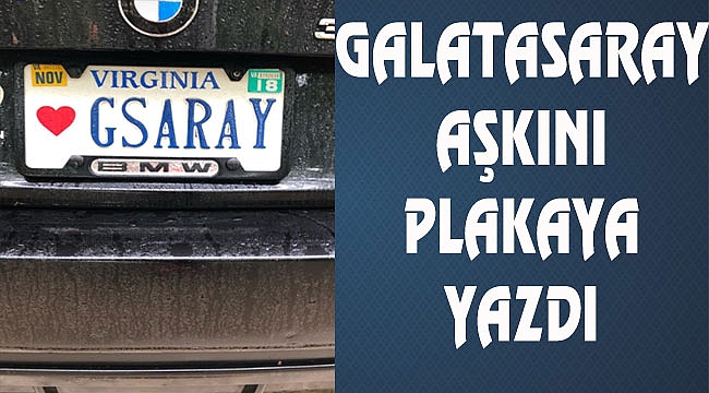 Galatasaray Sevgisi Plakada