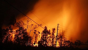 Kilauea Yanardağı yine patladı