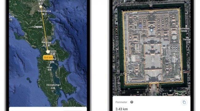 Google Earth evinizle Paris arasındaki mesafeyi ölçecek