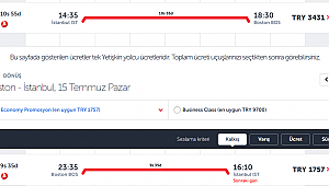 Türkler THY Fiyatlarından Şikayetçi