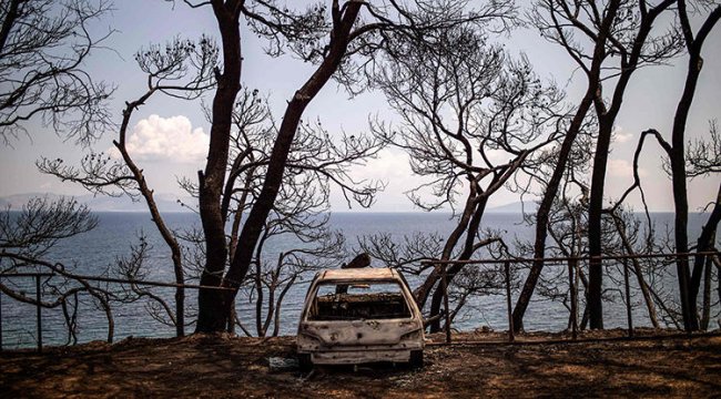 Yunanistan'daki yangında ölü sayısı artıyor