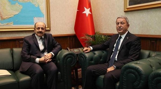 Bakan Akar YÖK Başkanı ile bedelliyi görüştü