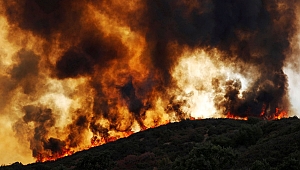 California'da Yangın: Bir şehir tahliye edildi