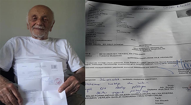 Hamit Dayı 85 Yaşında Askere Alındı