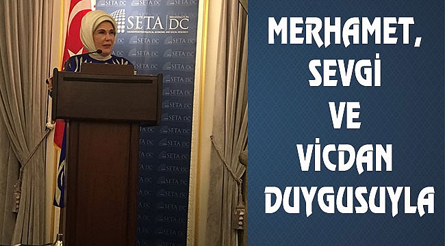 ABD'de Emine Erdoğan'dan Yardım Vurgusu
