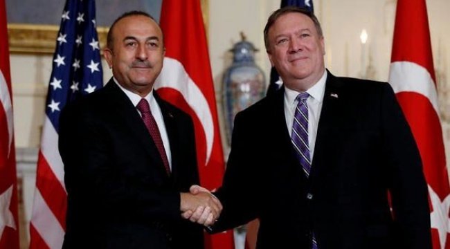 Çavuşoğlu, Pompeo ile görüştü!