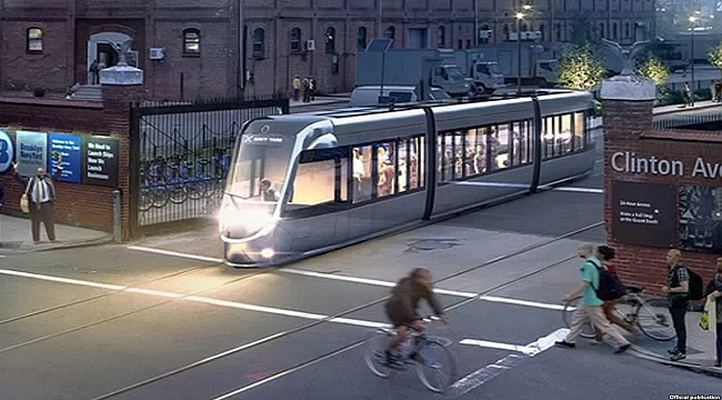 New York'a Tramvay Hattı