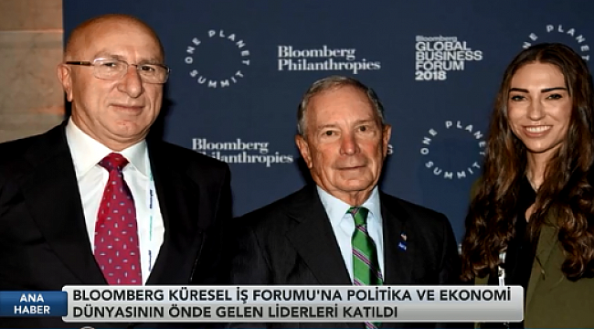 New York'ta Bloomberg İş Forumunda Buluştu