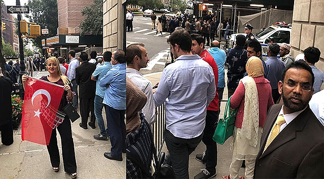 New York'ta Erdoğan'a Sevgi Seli