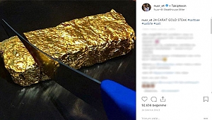 Nusret'ten 24 ayar biftek!