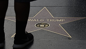 Trump Yıldızına Demir Parmaklık