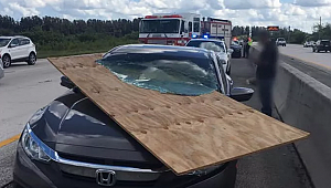 Florida I95 Karayolunda Görünmez Kaza