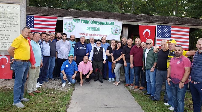 New York'taki Giresunlular Piknikte Buluştu