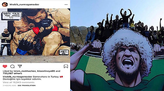 Khabib Nurmagomedov'dan Türkçe Teşekkür