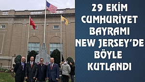 New Jersey'de Türk Bayrağı Dalgalandı