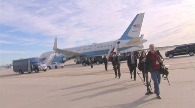 Trump'ın eşinin uçağı zorunlu iniş yaptı