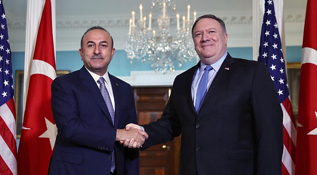 Mevlüt Çavuşoğlu Pompeo İle Görüştü