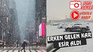 New York ve New Jersey'de Kar Fırtınası