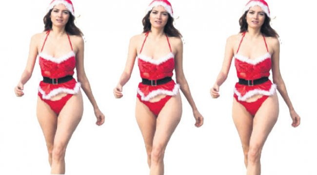 Blanca Blanco'dan Sahilde Noel