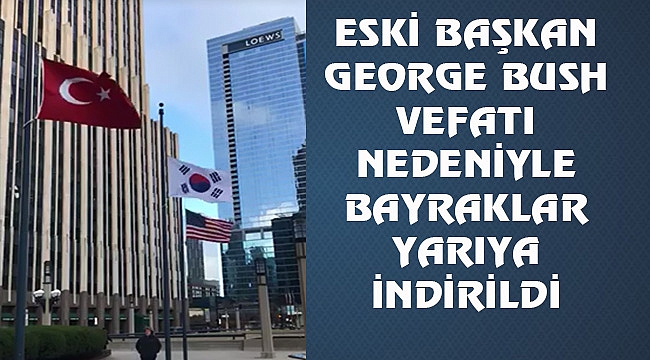 Türk Temsilciliklerde Bayraklar Yarıya İndirildi