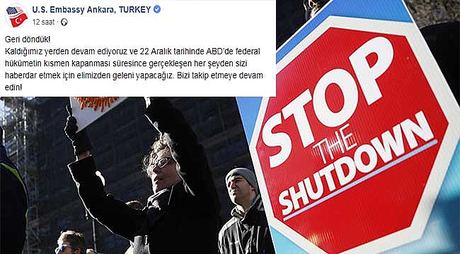 ABD Büyükelçiliği İşbaşı Yaptığını Böyle Duyurdu