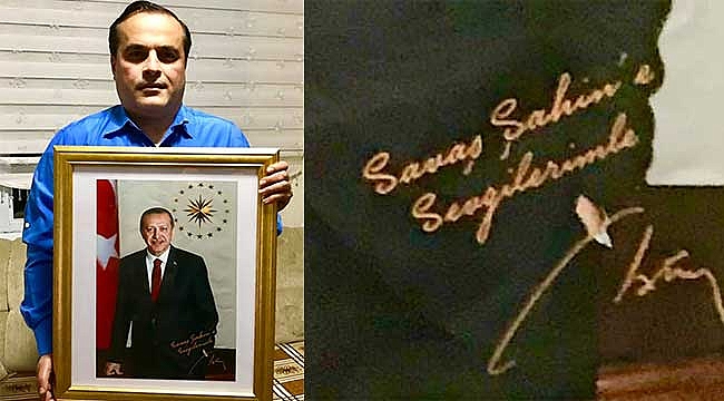 Cumhurbaşkanından, Savaş Şahin'e Anlamlı Hediye