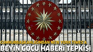 Cumhurbaşkanlığından NYTIMES Haberine Açıklama