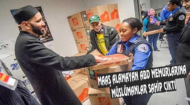 Miami'de Müslümanlardan Memurlara Yardım