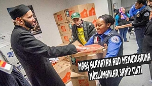 Miami'de Müslümanlardan Memurlara Yardım