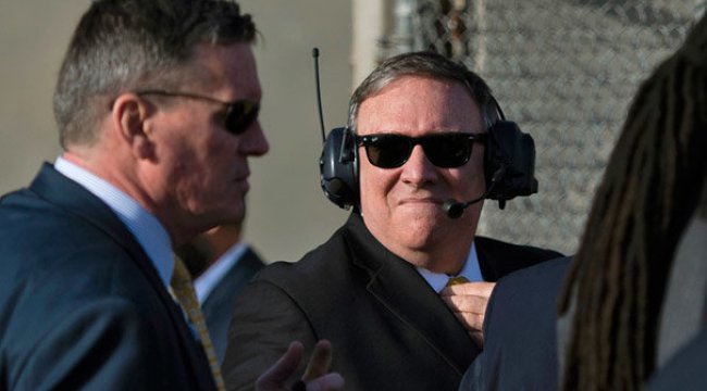 Pompeo sürpriz yaptı, Irak'a gitti