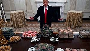 Trump Hamburger Siparişi Verdi