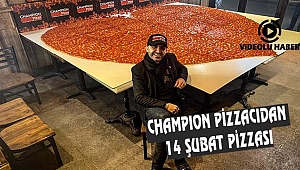 New York'ta Hayırsever Diyarbakırlı'dan 14 Şubat Pizzası
