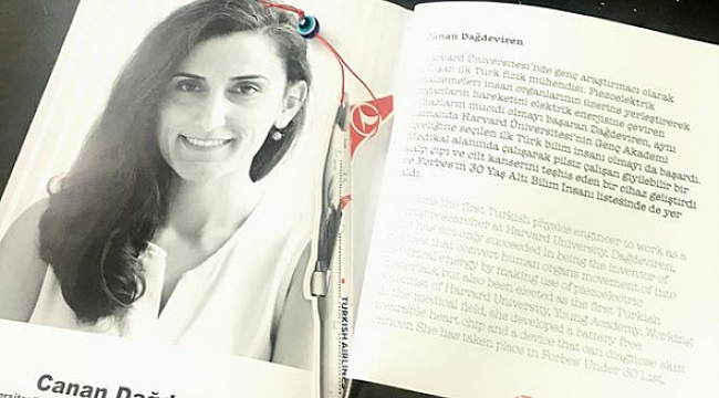 Canan Dağdeviren, THY'nin Kitabında