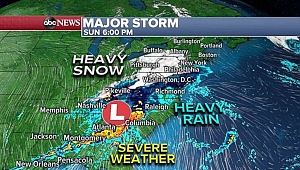 New Jersey'de Kar Yağışı yeniden Başladı