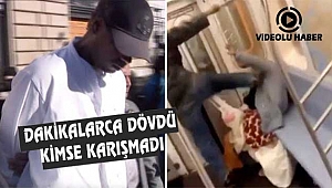 New York Metrosunda Yaşlı Kadına Dayak