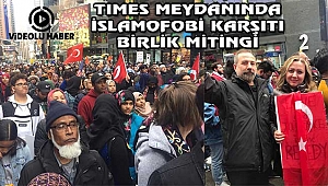 Times Square'de "Hello Brother" Mitingi