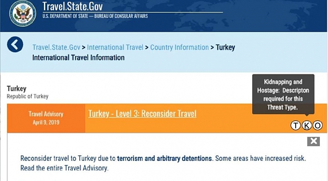 ABD'den Türkiye'ye saçma uygulama