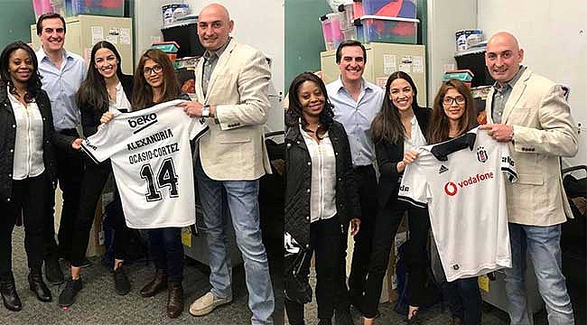 Alexandria  Ocasio-Cortez Beşiktaş Taraftarı oldu