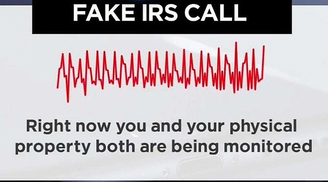 Dolandırıcılar IRS ismiyle Arıyor