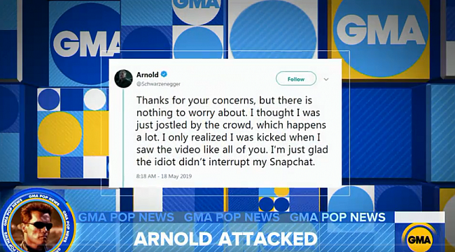 Arnold Schwarzenegger assaulted at South African sports event