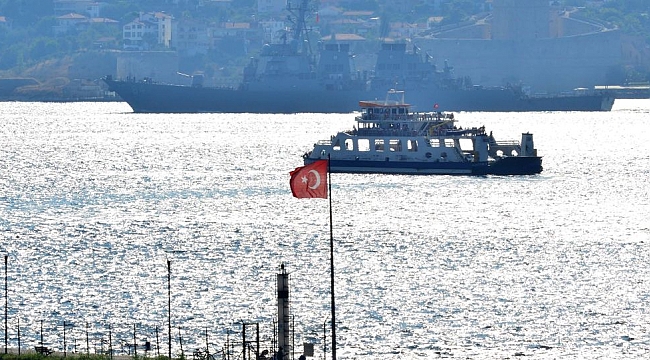 ABD'nin Savaş Gemisi Karadeniz'de...