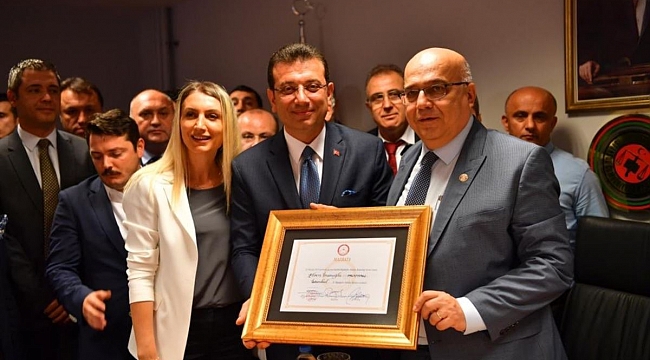 İmamoğlu Mazbatasını Yeniden Aldı