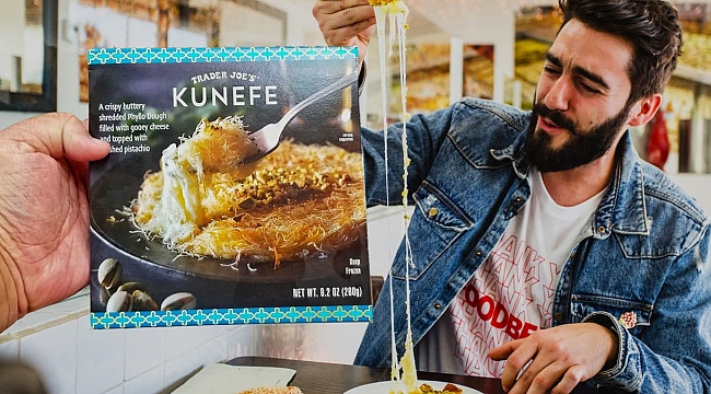 Künefe Amerikan Trader Joe's reyonlarında